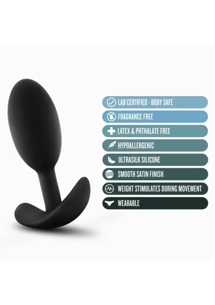 Anal Adventures Platinum - Silicone Vibra Slim Plug — image 22 of 25