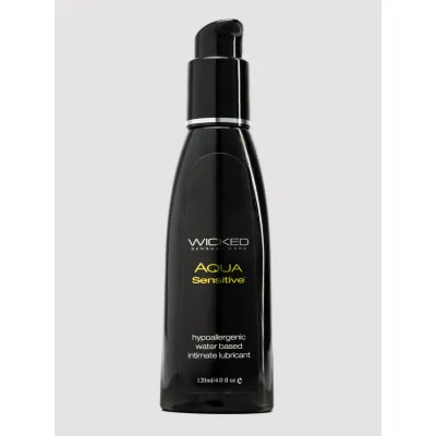 Wicked Water Based Aqua Sensitive Hypoallergenic Unscented Lubricant 120ml