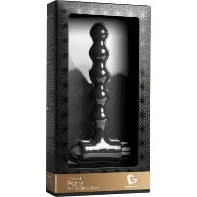 Rocks Off Pearls Petite Sensations Black Butt Plug