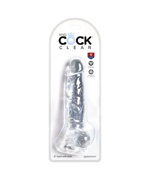 King Cock Clear with Balls