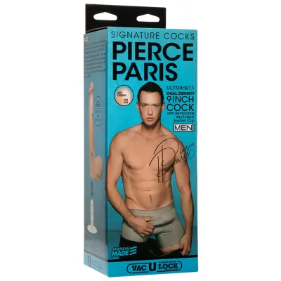 Signature Cocks Pierce Paris 9 ULTRASKYN Cock with Removable Vac U Lock Suction Cup