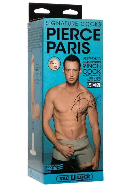 Signature Cocks - Pierce Paris 9" ULTRASKYN™ Cock with Removable Vac-U-Lock™ Suction Cup