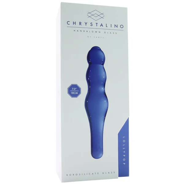 Chrystalino Lollypop Blue Glass Wand — image 6 of 6