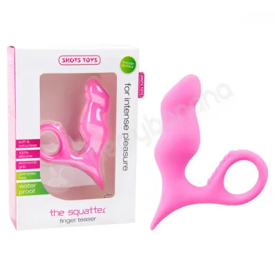 Shots Toys Pink Squatter Finger Teaser