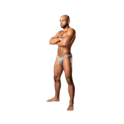 Women s Lingerie Male Power Labyrinth Bong Thong Grey Weave L xl