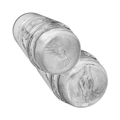 Main Squeeze Pop off Optix Dual Entry Stroker Clear