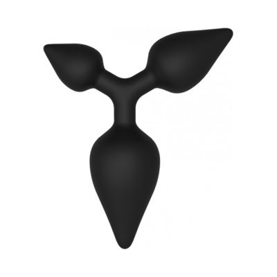 Wet Dreams Triple Play Anal Plug Multi Size Black