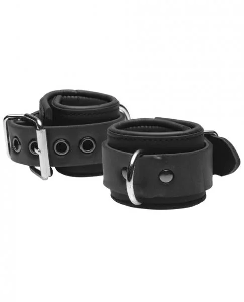 Serve Neoprene Buckle Cuffs Black