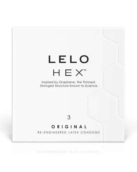 Lelo Hex Original Condoms 3 Pack