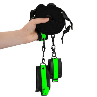 Ouch Glow In the Dark Bed Bindings Restraint Kit