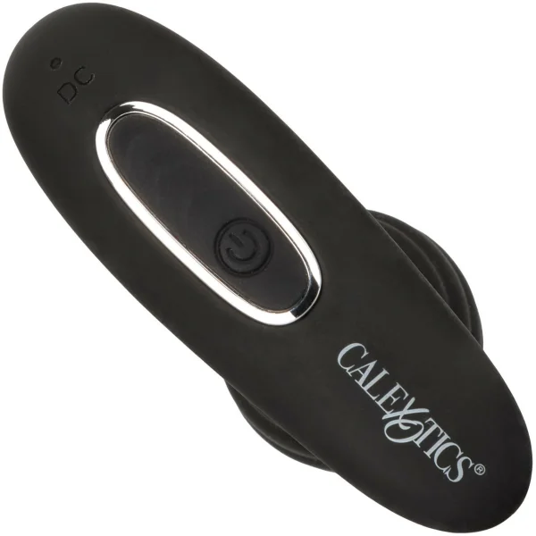 Eclipse Ultra-Soft Silicone Vibrating Anal Probe by CalExotics - Black