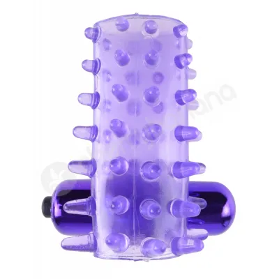 Fantasy C ringz Purple Vibrating Super Sleeve