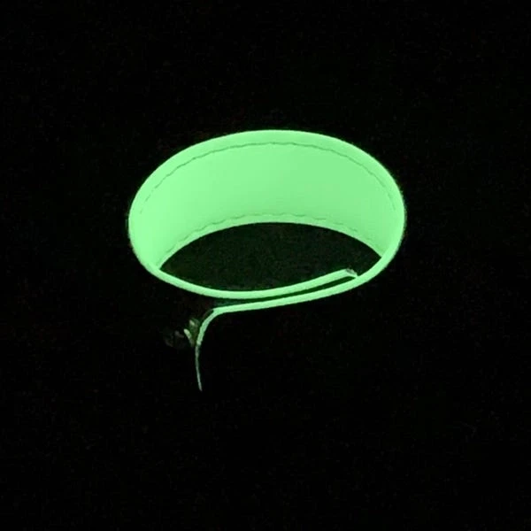 Love In Leather Glow In the Dark Cock Ring