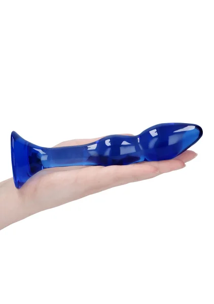 Slimline G-Spot Glass Dildo 8"