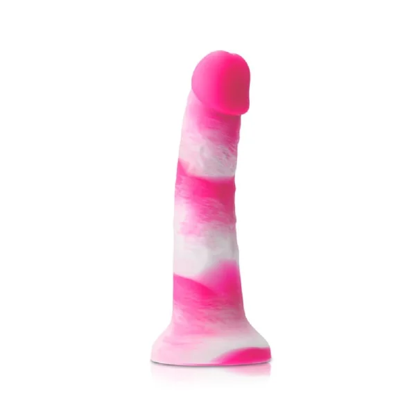 Colours Pleasures 7 inches Silicone Dildo Pink