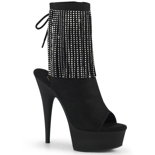 *6 inches Heel, 1 3/4 inches PF Open Toe/Heel Ankle Boot, Side Zip — image 5 of 25