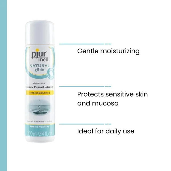 Pjur Med Natural Glide - Water-Based Lube | 100ml (3.4oz) — image 17 of 19