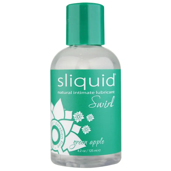 Sliquid Naturals Swirl Green Apple - Flavored Lube | 4.2oz — image 6 of 6