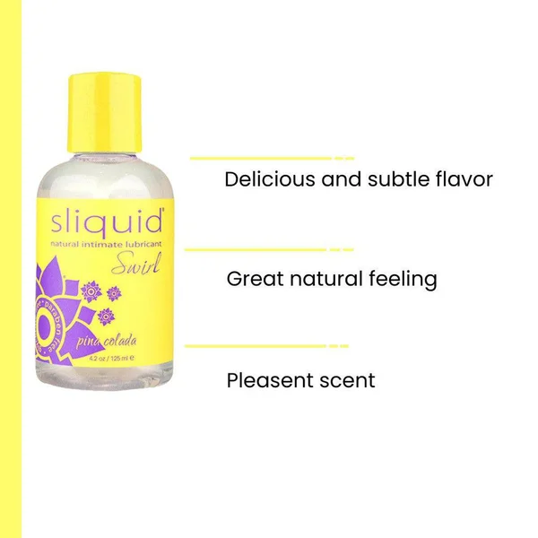 Sliquid Naturals Swirl Pina Colada - Flavored Lube | 4.2oz — image 12 of 12