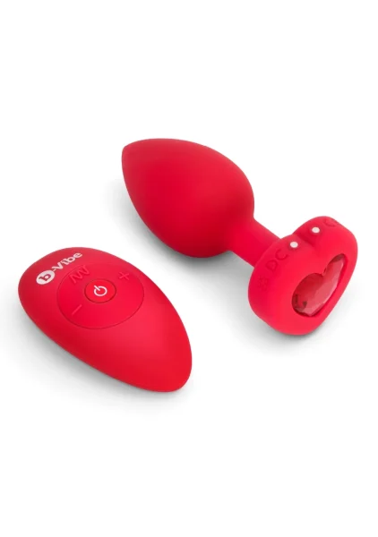 Vibrating Remote Heart Plug