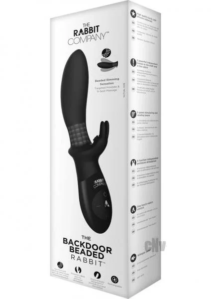 The Beaded Backdoor Rabbit Vibrator Black — image 4 of 4