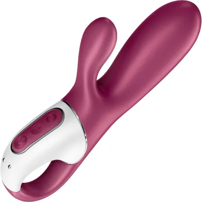 Satisfyer Hot Bunny Rechargeable Warming App Enabled 12 Function Dual Stimulation Vibrator