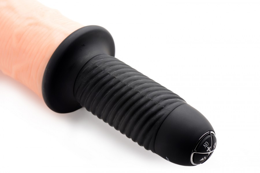 10" Vibrating Cock + Handle