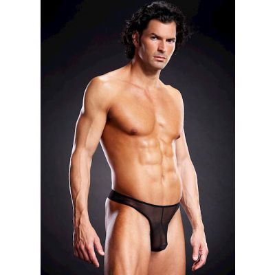 Pro mesh G string Black Sm