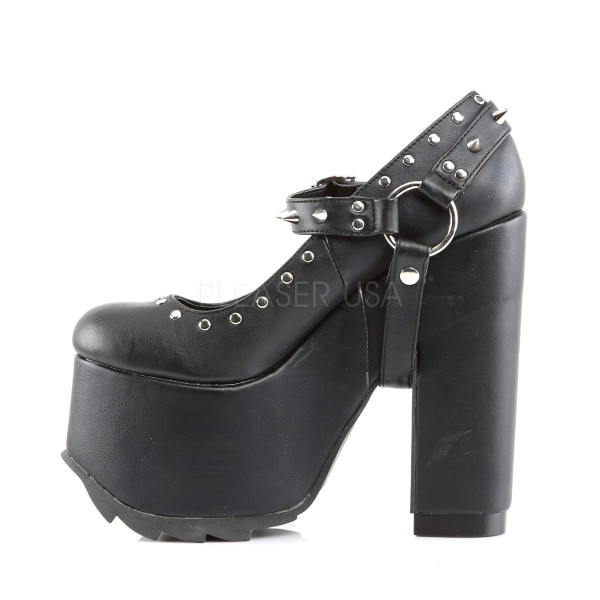 6 1/4 inches Heel, 3 inches PF Mary Jane w/Studs & O-Ring Detail — image 3 of 4