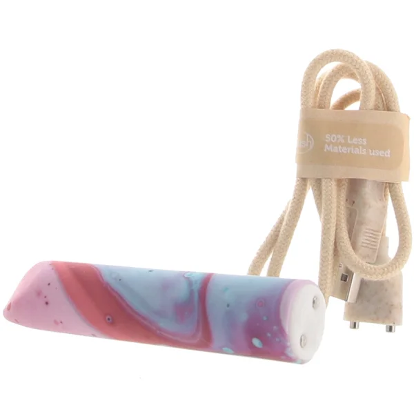 Limited Addiction Fascinate Rechargeable Waterproof Power Vibe By Blush - Peach