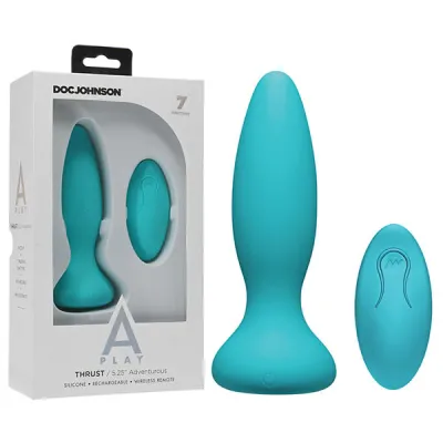 A Play Thrust Adventurous Rechargeable Silicone Anal Plug