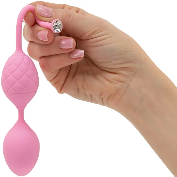 Pillow Talk Frisky Silicone Kegel Balls  - Pink