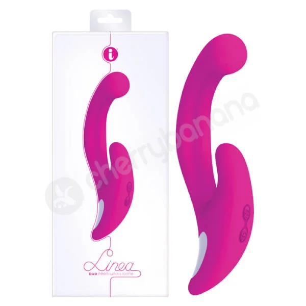 Linea Duo Pink Rechargeable Vibrator