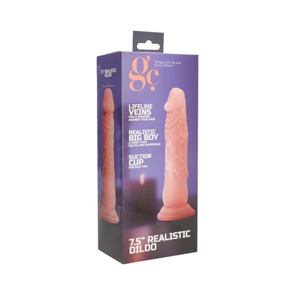 Gc 7.5 Inch Realistic Dildo - Flesh