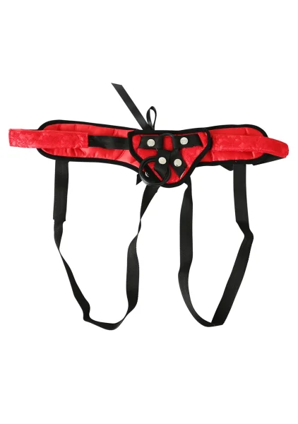 Red Lace Corsette Harness
