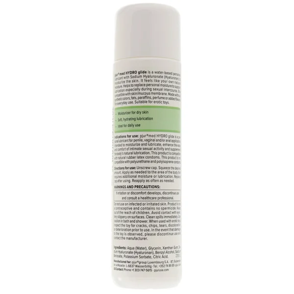 Pjur Med Hydro Glide - Water-Based Lube | 100ml (3.4 oz)