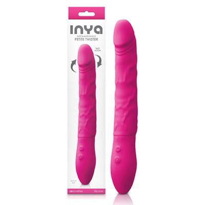 INYA Petite Twister Pink 23 cm USB Rechargeable Roating Vibrator