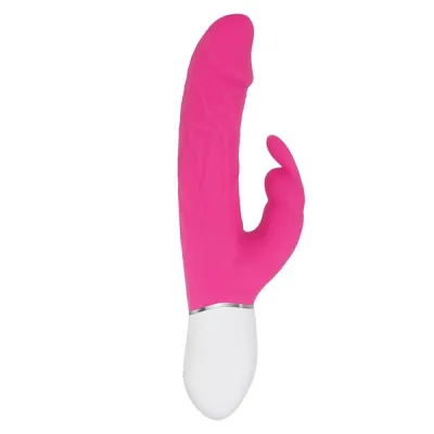 Adam Eve Realistic Rechargeable Pink Rabbit Vibrator