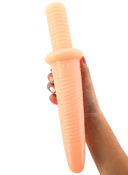 12'' Screw Dildo + Handle