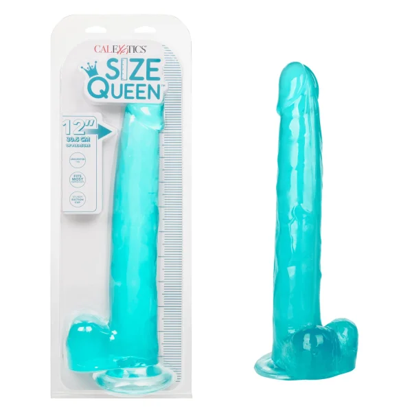 Size Queen 12 inch-30.5 Cm - Blue