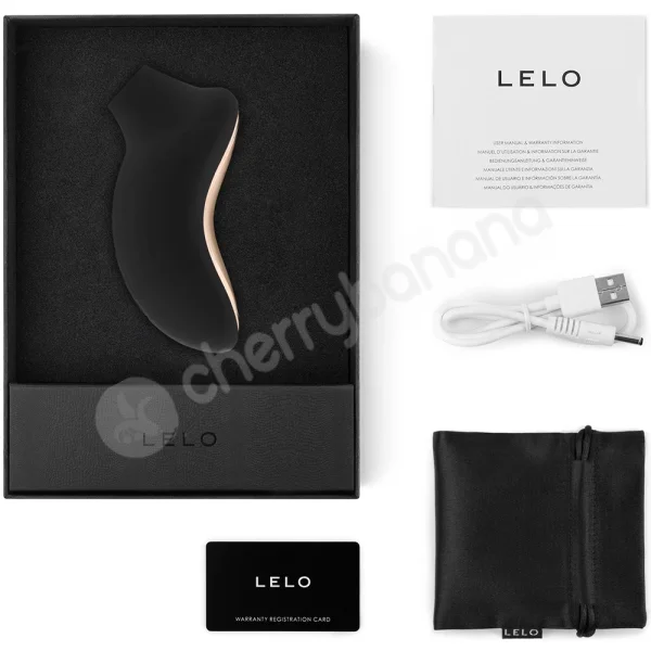 Lelo Sono 2 Black Sonic Wave Clitoral Stimulator
