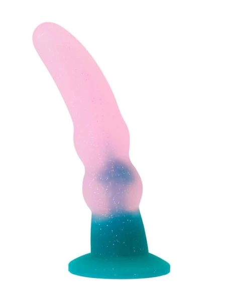 Nood Colours Glitter Rippled Dildo