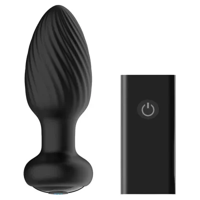 Nexus Tornado Vibrating and Rotating Silicone Butt Plug