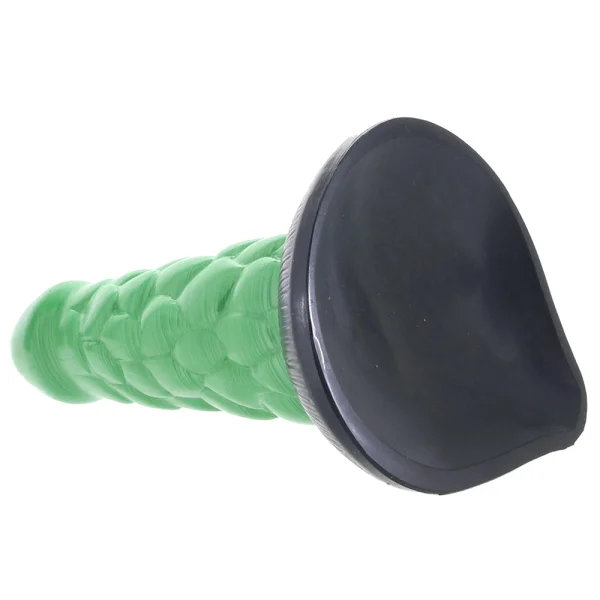 Radioactive Reptile Thick Scaly 7.5" Silicone Dildo By Creature Cocks