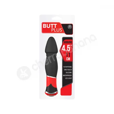 Butt Plus Black Tapered Anal Vibrator