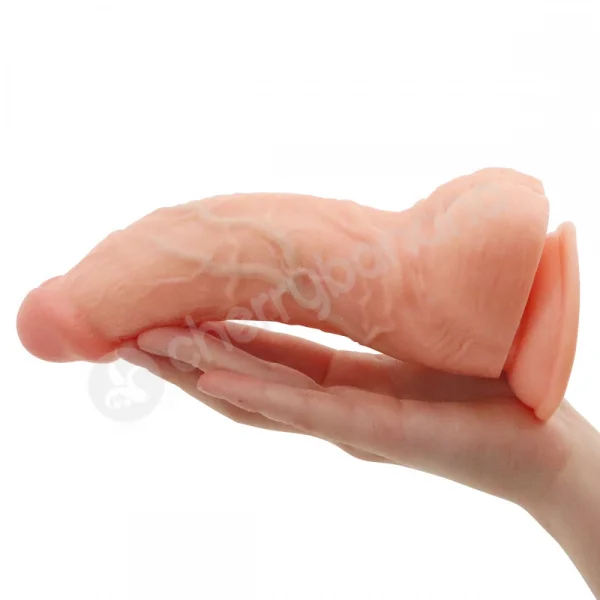 Real Lover Flesh Lifelike 7.75" Curved Dildo