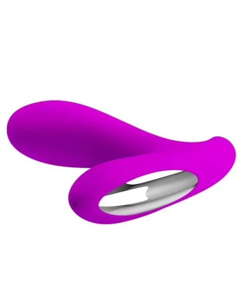 Becky With The Backie Anal Vibrator - Purple - 4.9 Inch
