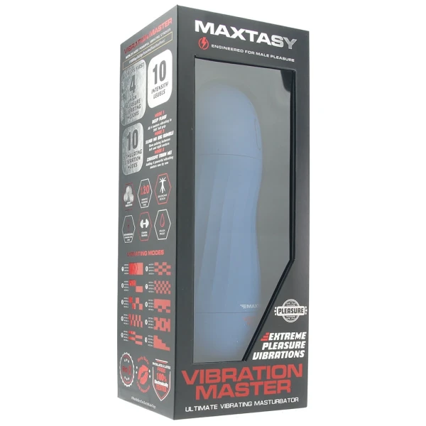 Maxtasy Vibration Master Clear Standard Stroker