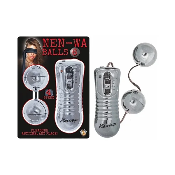 Nen Wa Balls Waterproof Vibrating Balls - Silver — image 5 of 5