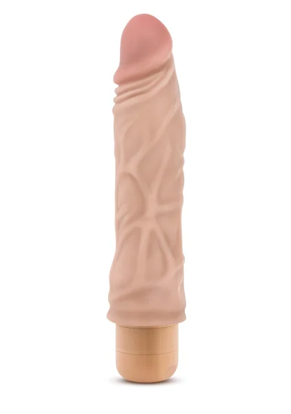 Dr. Skin - Cock Vibe 10 - 8.5 Inch Vibrating Cock  - Mocha